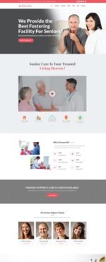 Senior Care - Elder Citizen Support WordPress Theme