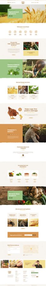 Farm Agrico | Agricultural Business & Organic Food WordPress Theme