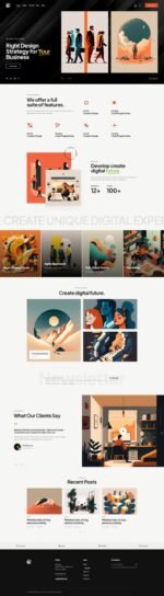 Inset - Digital Agency & IT Services WordPress Theme