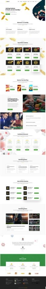 Coinflip - Casino Affiliate & Gambling WordPress Theme