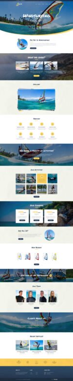 Malta - Windsurfing, Kitesurfing & Wakesurfing Center WordPress Theme