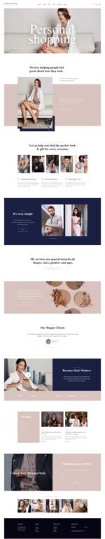 S.King | Personal Stylist and Fashion Blogger WordPress Theme