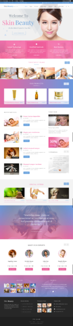 Skin Beauty - Spa WordPress