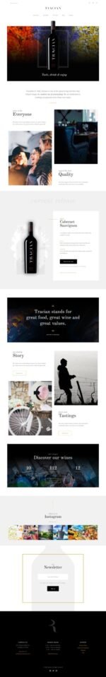 Tracian - Wine WordPress Theme