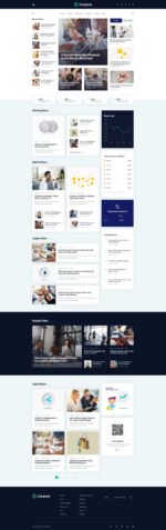 Coinpress | ICO Cryptocurrency Magazine & Blog WordPress Theme