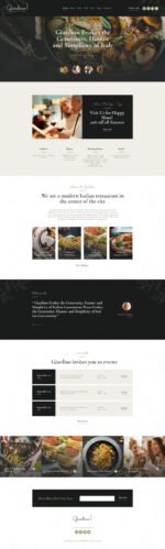 Giardino | An Italian Restaurant & Cafe WordPress Theme