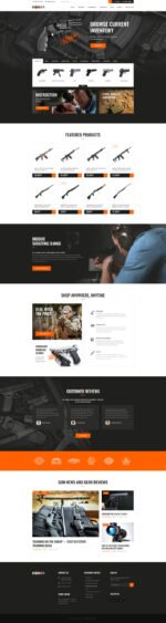 Honor | Multi-Purpose Shooting Club & Weapon Store WordPress Theme + Elementor