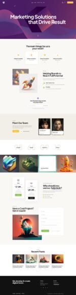 Inset - Digital Agency & IT Services WordPress Theme