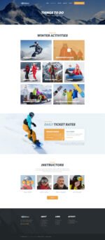 Snow Mountain | Ski Resort & Snowboard School WordPress Theme