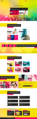 Sounder | Online Internet Radio Station WordPress Theme + RTL
