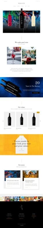 Tracian - Wine WordPress Theme