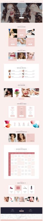 Jude | Nail Bar & Beauty Salon WordPress Theme