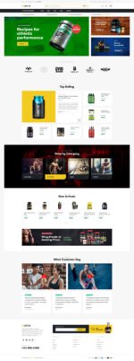 Supplero - Supplement Store WooCommerce Theme