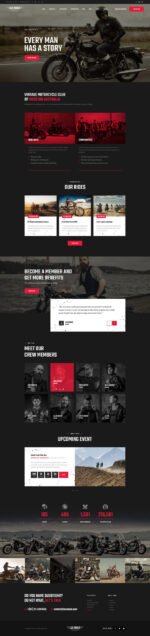 LexRider - Motorcycle Club WordPress Theme
