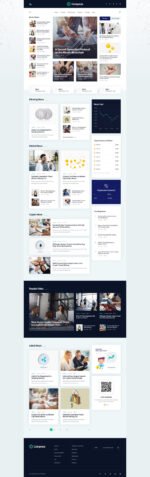 Coinpress | ICO Cryptocurrency Magazine & Blog WordPress Theme