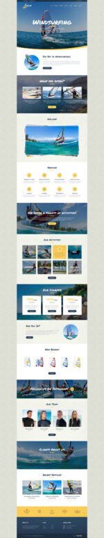 Malta - Windsurfing, Kitesurfing & Wakesurfing Center WordPress Theme