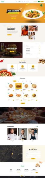 Poco - Fast Food Restaurant WordPress Theme