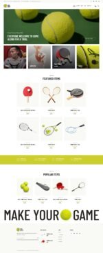 Racquet - Tennis, Badminton & Squash WordPress Theme