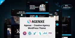 Agenxe – Creative Agency WordPress Theme