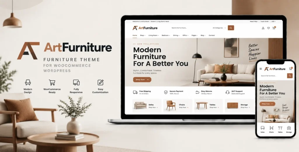 ArtFurniture – Furniture Theme for WooCommerce WordPress