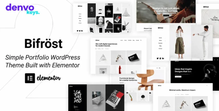 Bifrost - Simple Elementor WordPress Theme