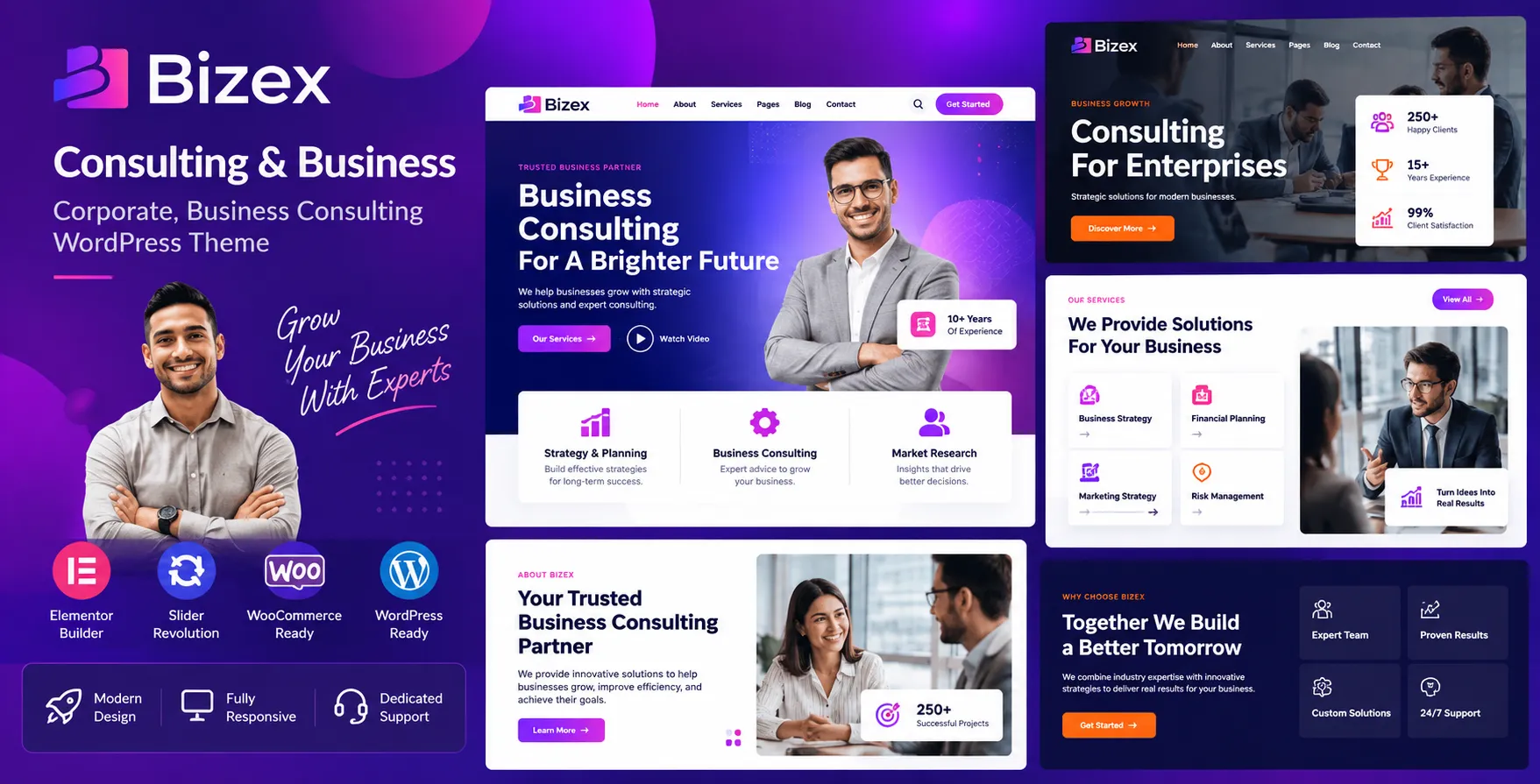 Bizex - Business Consulting WordPress Theme Bizex - Business Consulting WordPress Theme
