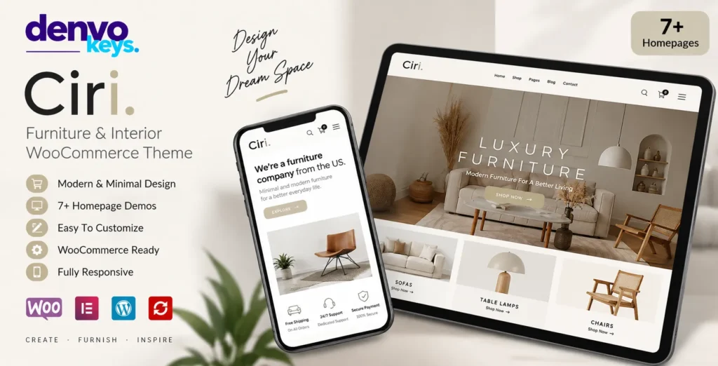 Ciri – Furniture & Interior WooCommerce Theme