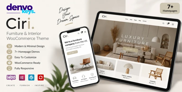 Ciri – Furniture & Interior WooCommerce Theme