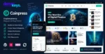 Coinpress | ICO Cryptocurrency Magazine & Blog WordPress Theme