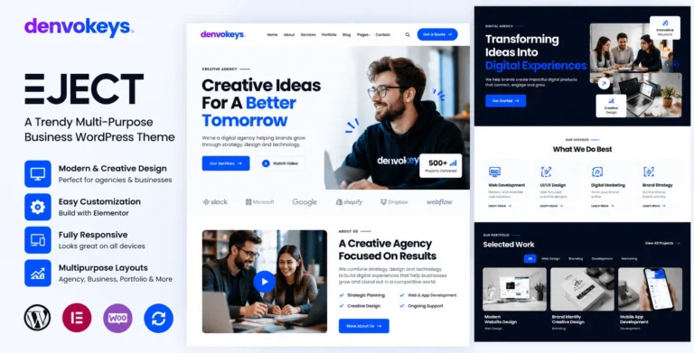 Eject | Web Studio & Creative Agency WordPress Theme