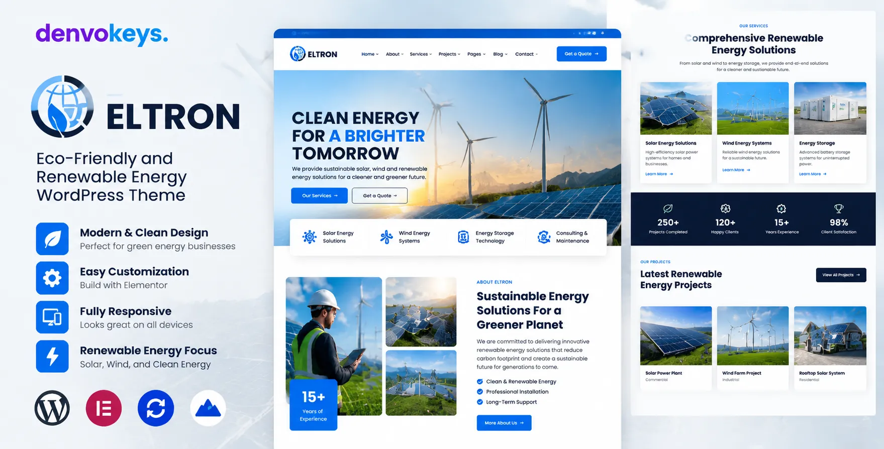 Eltron - Solar Energy WordPress Theme Eltron - Solar Energy WordPress Theme