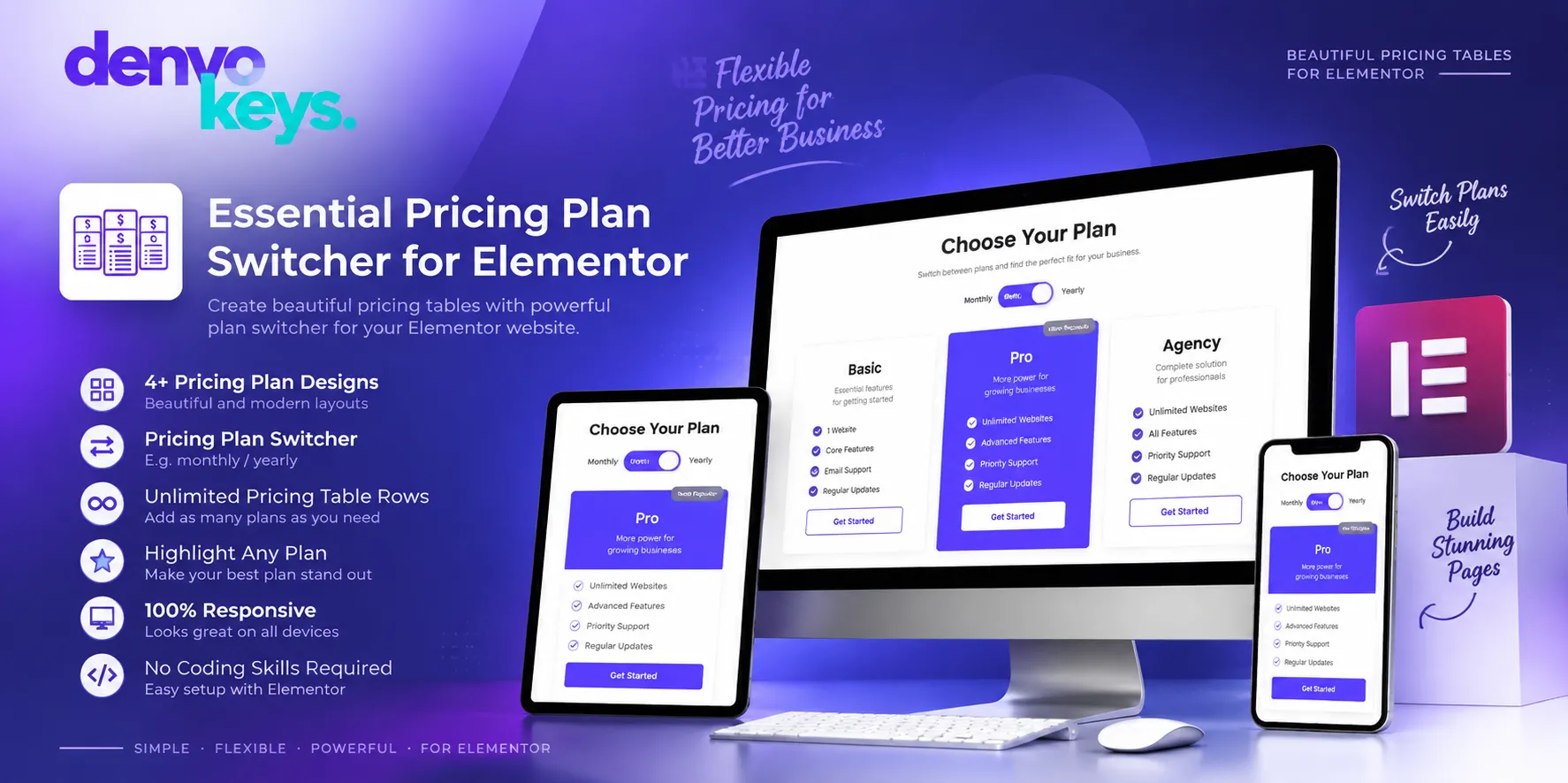 Essential Pricing Plan Switcher for Elementor Essential Pricing Plan Switcher for Elementor