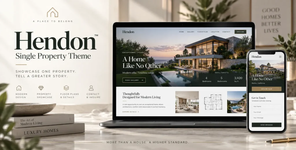 Hendon – Single Property Theme