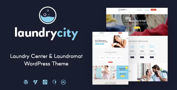Laundry City | Dry Cleaning Services WordPress Theme