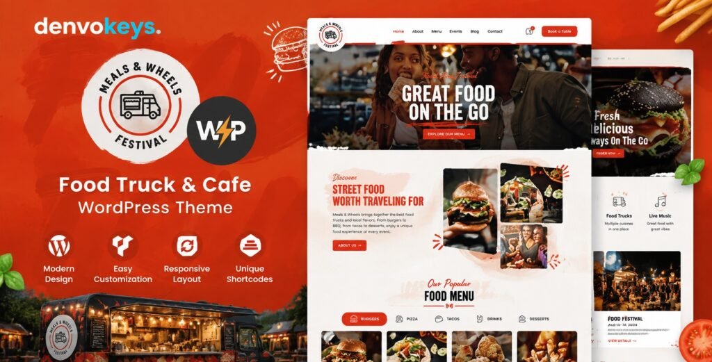 Meals & Wheels | Street Food Festival & Fast Food Cafe WordPress Theme