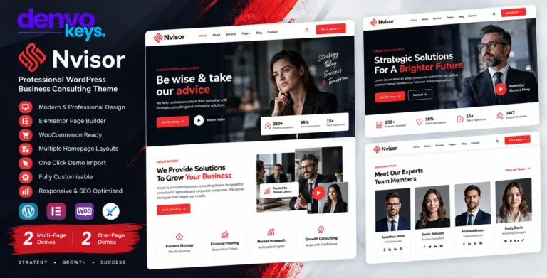 Nvisor - Business Consulting WordPress