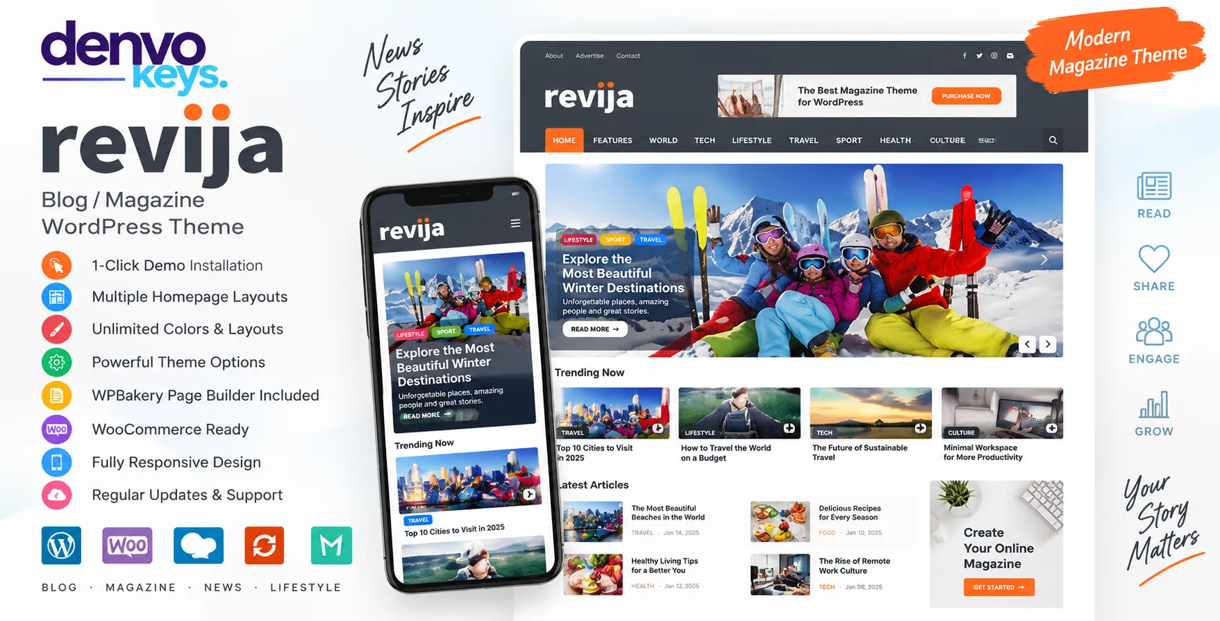 Revija – Blog-Magazine WordPress Theme Revija – Blog/Magazine WordPress Theme
