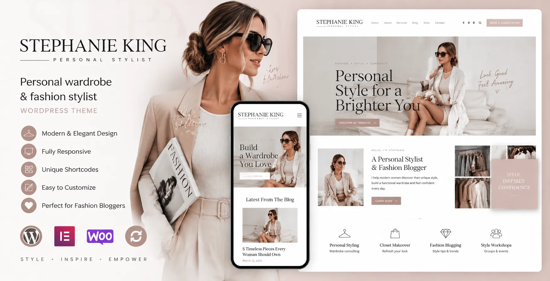 S.King - Personal Stylist and Fashion Blogger WordPress Theme S.King | Personal Stylist and Fashion Blogger WordPress Theme