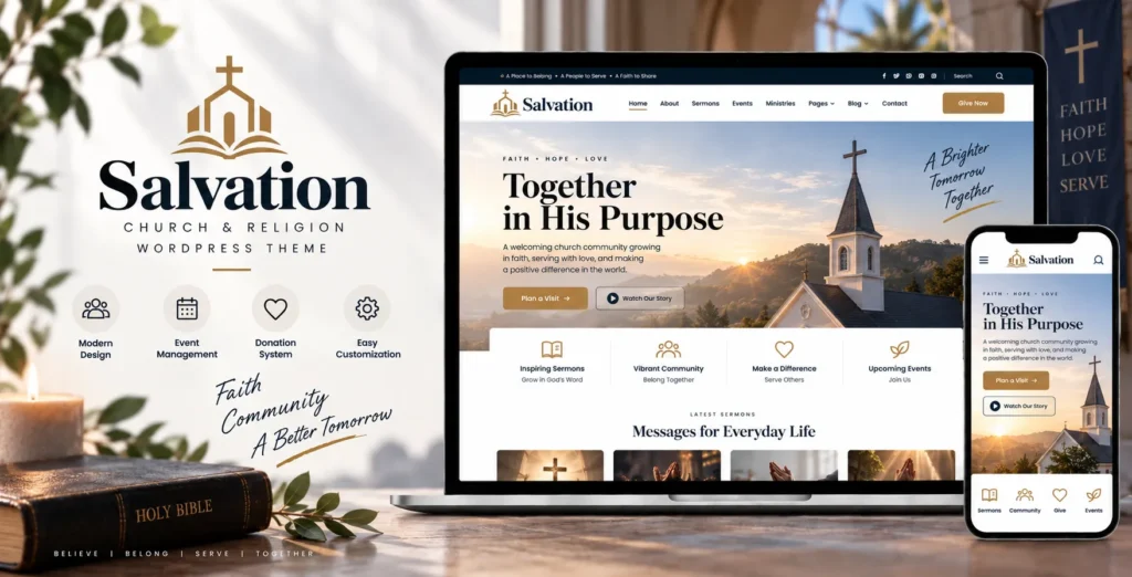 Salvation – Church & Religion WP Theme
