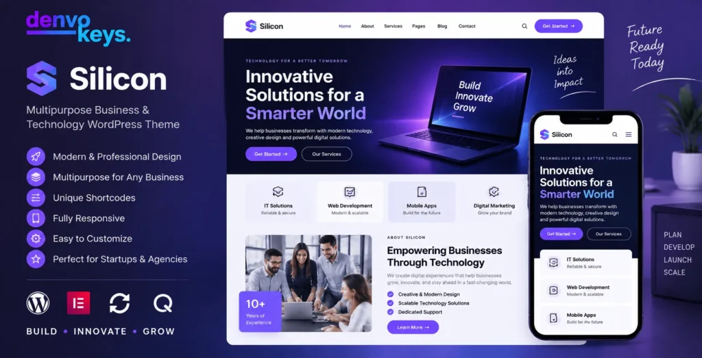 Silicon - Multipurpose Technology WordPress Theme