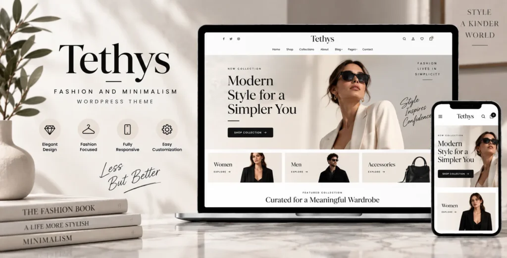 Tethys - Fashion and Minimalism Theme