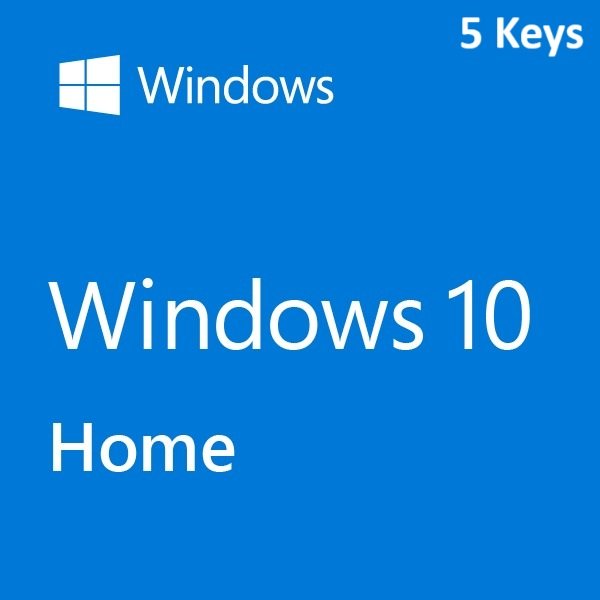 Windows 10 Home 5 Keys Pack
