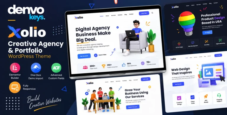 Xolio - Creative Agency & Portfolio WordPress Theme