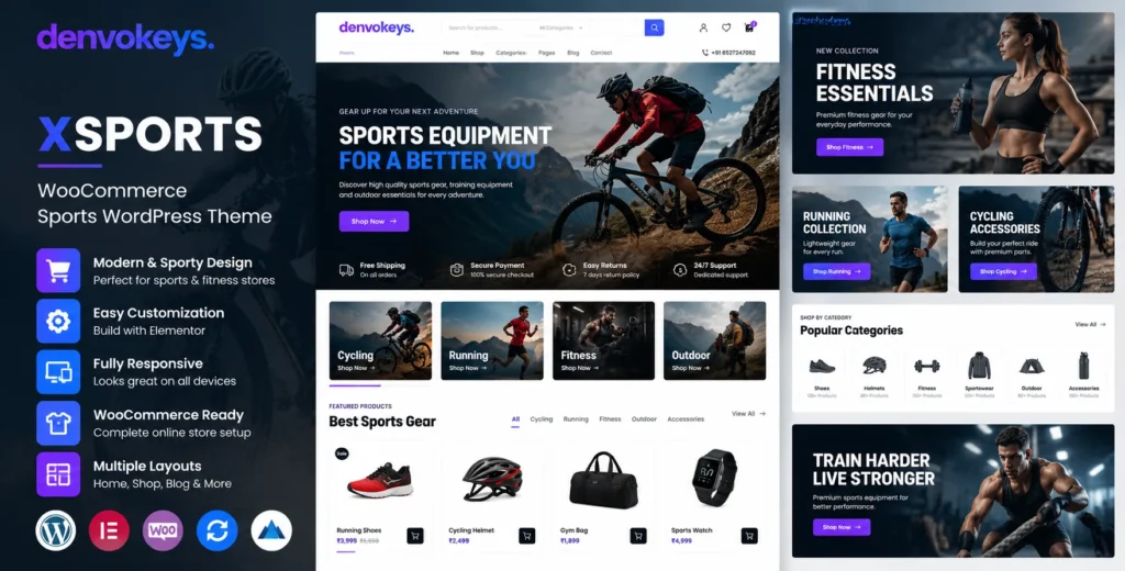 Xsports - WooCommerce Theme