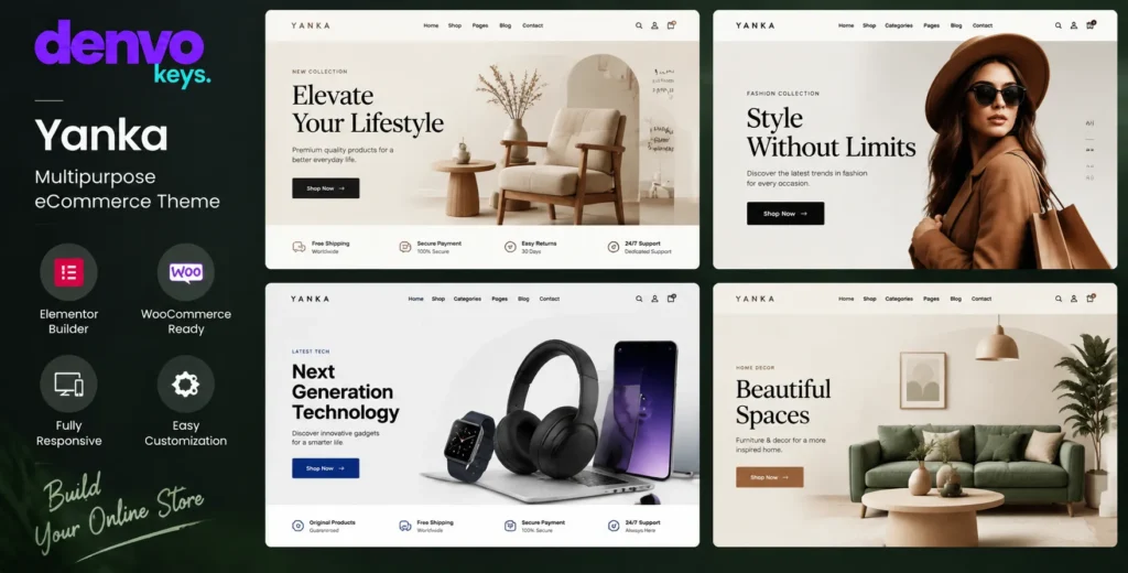 Yanka - Multipurpose eCommerce Theme
