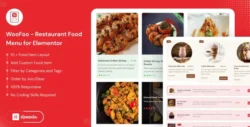 WooFoo – Restaurant Food Menu for Elementor