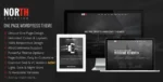 North - One Page Parallax WordPress Theme