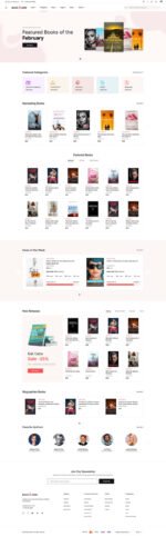 Bookworm - Bookstore & Bookshop WooCommerce Theme