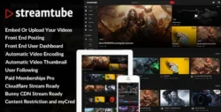 StreamTube - Video Streaming WordPress Theme