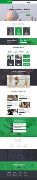 Alhambra | Mosque & Islamic Centre Church WordPress Theme + RTL